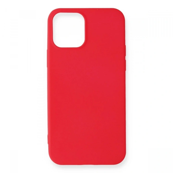 Mey İthalat®  iPhone 12 Mini Kılıf First Silikon - Pembe