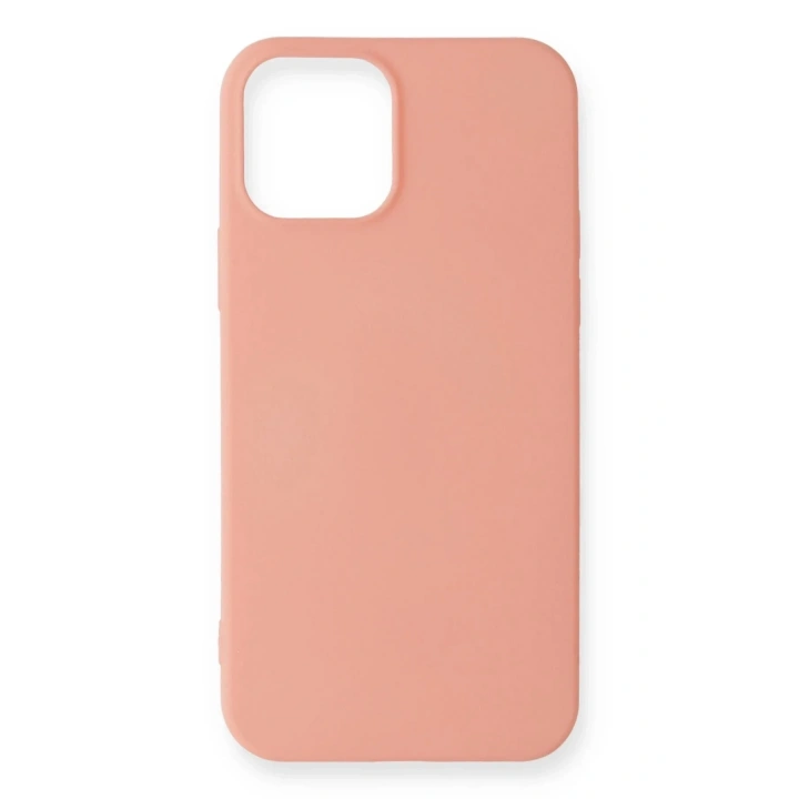 Mey İthalat®  iPhone 12 Mini Kılıf First Silikon - Pudra