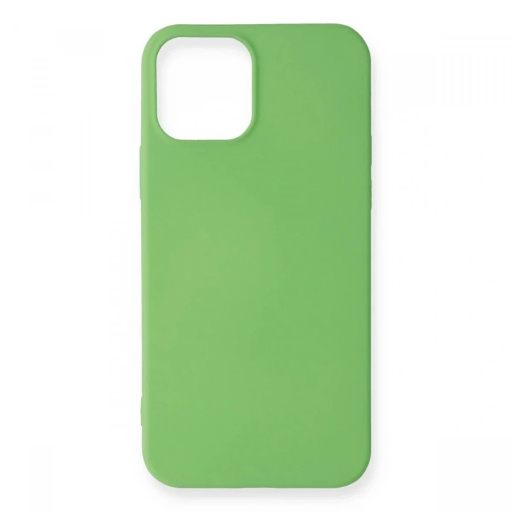 Mey İthalat®  iPhone 12 Mini Kılıf First Silikon - Yeşil