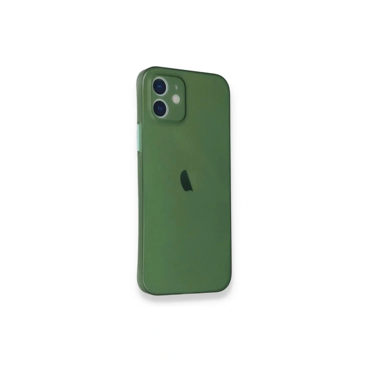 Mey İthalat®  iPhone 12 Mini Kılıf PP Ultra İnce Kapak - Yeşil