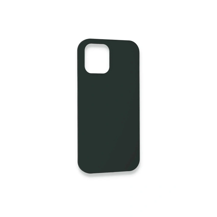 Mey İthalat®  iPhone 12 Pro Kılıf Lansman Legant Silikon - Koyu Yeşil