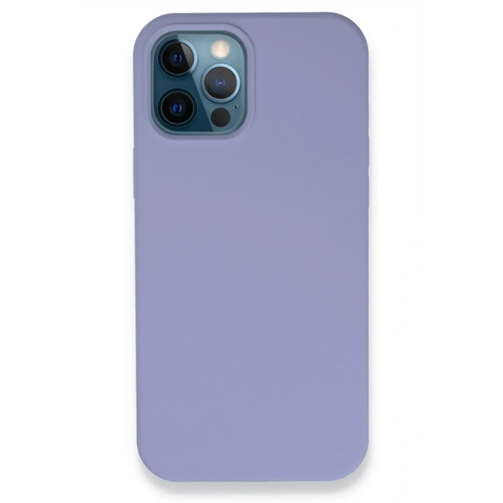 Mey İthalat®  iPhone 12 Pro Kılıf Lansman Legant Silikon - Lila