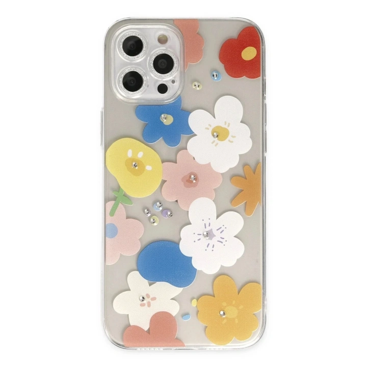 Mey İthalat®  iPhone 12 Pro Kılıf Lucky Silikon - Lucky 8