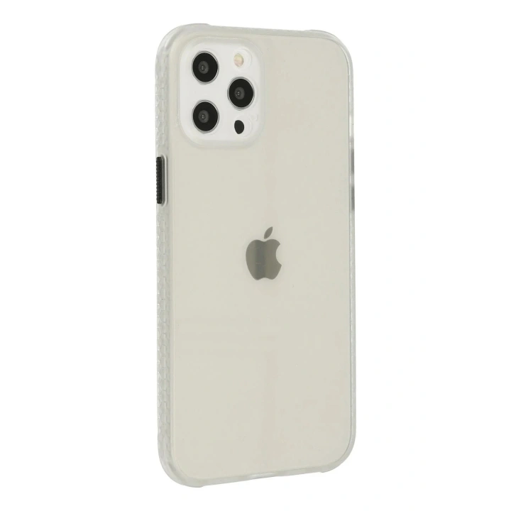 Mey İthalat®  iPhone 12 Pro Kılıf Miami Şeffaf Silikon - Şeffaf