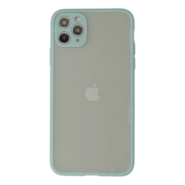 Mey İthalat®  iPhone 12 Pro Kılıf Montreal Silikon Kapak - Turkuaz