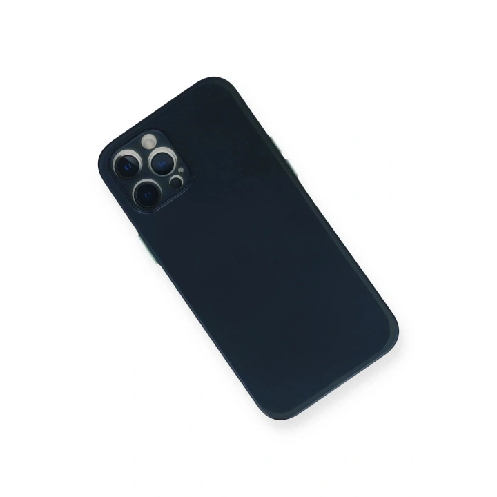 Mey İthalat®  iPhone 12 Pro Kılıf PP Ultra İnce Kapak - Mavi