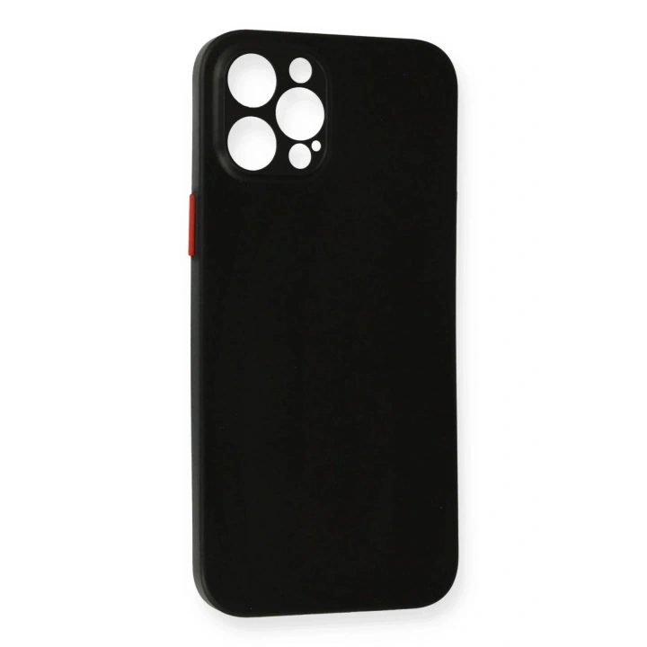 Mey İthalat®  iPhone 12 Pro Kılıf PP Ultra İnce Kapak - Siyah