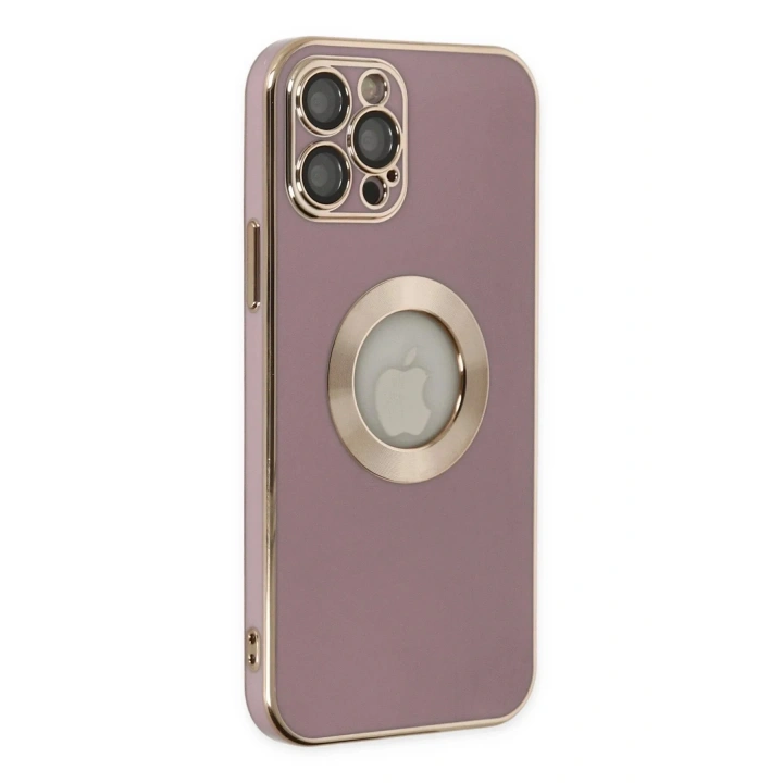 Mey İthalat®  iPhone 12 Pro Kılıf Store Silikon - Mor