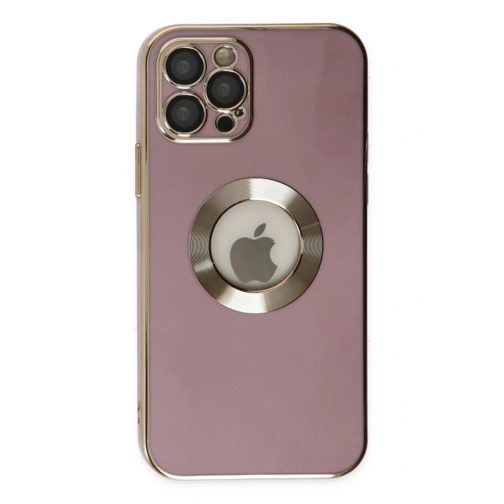 Mey İthalat®  iPhone 12 Pro Kılıf Store Silikon - Mor
