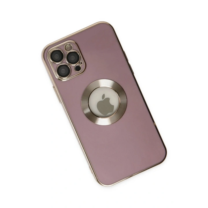 Mey İthalat®  iPhone 12 Pro Kılıf Store Silikon - Mor