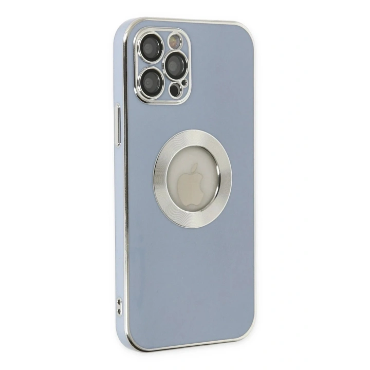 Mey İthalat®  iPhone 12 Pro Kılıf Store Silikon - Sierra Blue