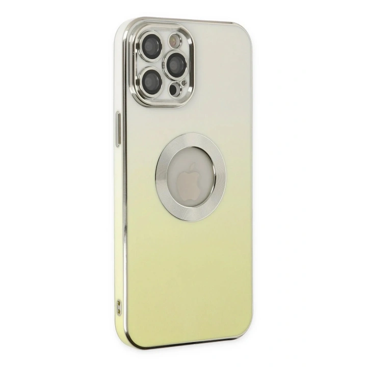 Mey İthalat®  iPhone 12 Pro Max Kılıf Best Silikon - Sarı
