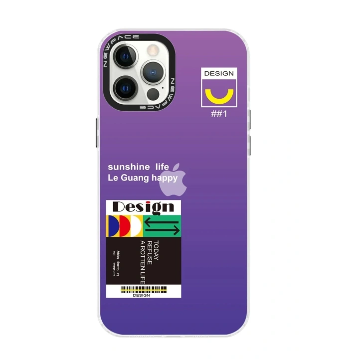Mey İthalat®  iPhone 12 Pro Max Kılıf Estoril Desenli Kapak - Estoril - 4