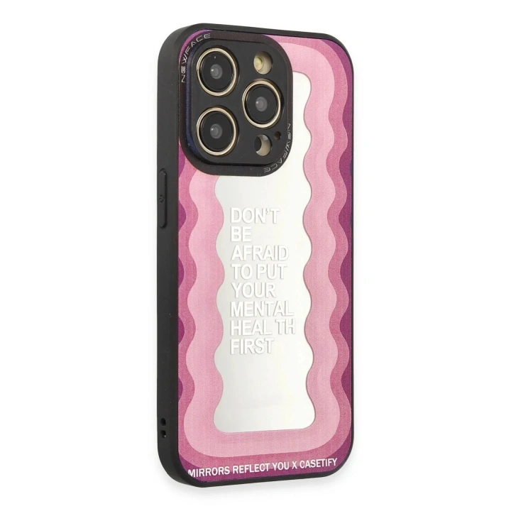 Mey İthalat®  iPhone 12 Pro Max Kılıf Mirror Desenli Kapak - Mirror - 11