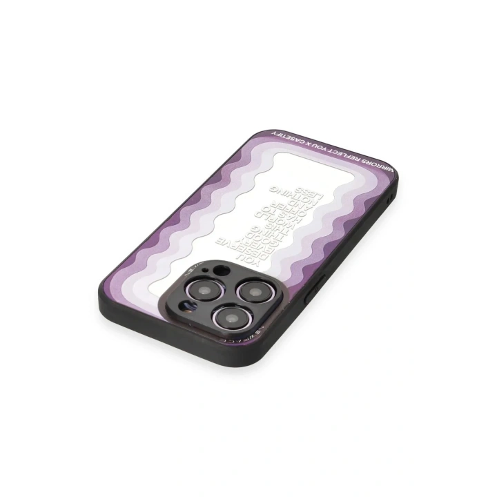 Mey İthalat®  iPhone 12 Pro Max Kılıf Mirror Desenli Kapak - Mirror - 5