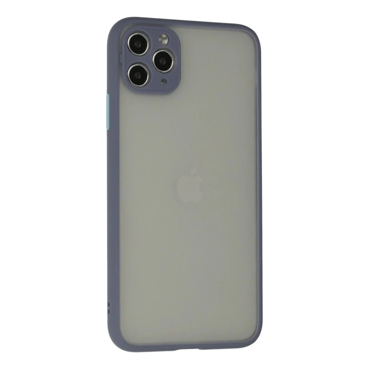 Mey İthalat®  iPhone 12 Pro Max Kılıf Montreal Silikon Kapak - Gri