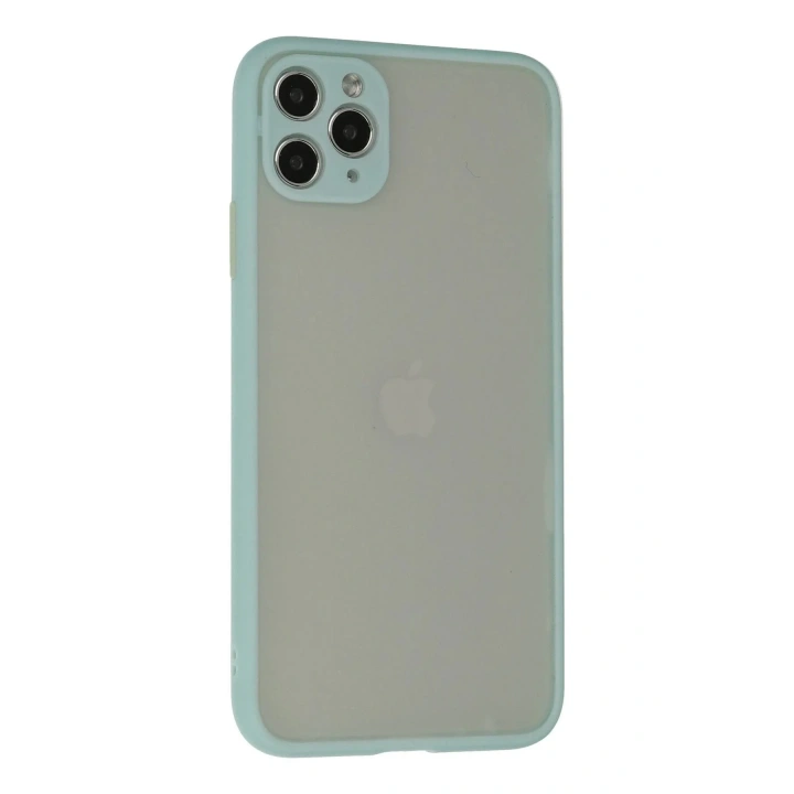 Mey İthalat®  iPhone 12 Pro Max Kılıf Montreal Silikon Kapak - Turkuaz