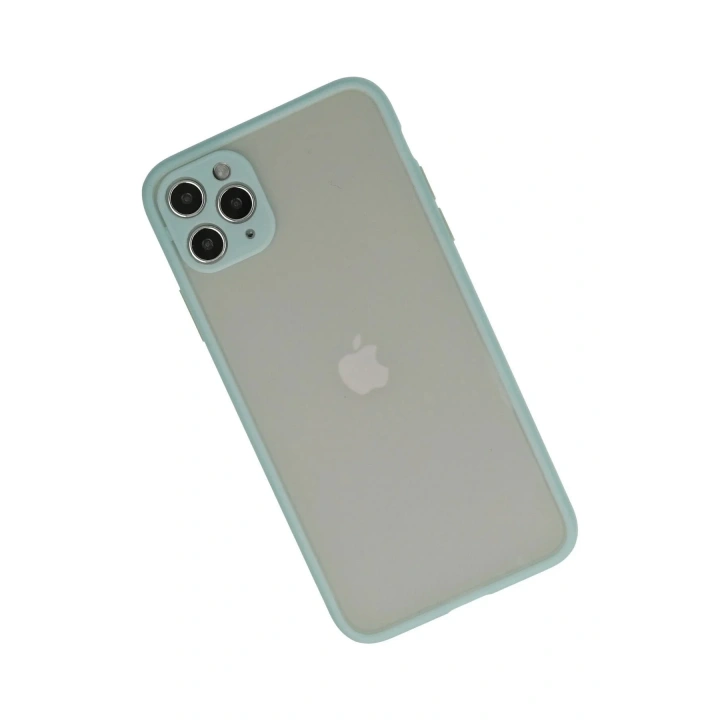 Mey İthalat®  iPhone 12 Pro Max Kılıf Montreal Silikon Kapak - Turkuaz