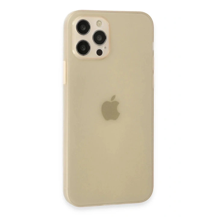 Mey İthalat®  iPhone 12 Pro Max Kılıf Puma Silikon - Gold