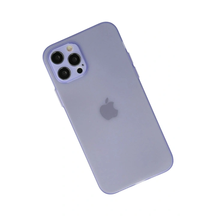 Mey İthalat®  iPhone 12 Pro Max Kılıf Puma Silikon - Mor