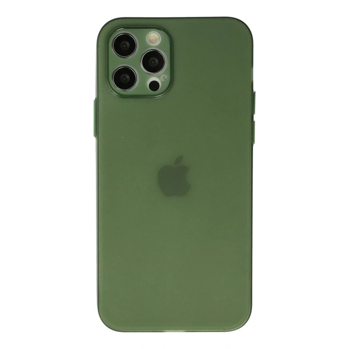 Mey İthalat®  iPhone 12 Pro Max Kılıf Puma Silikon - Yeşil