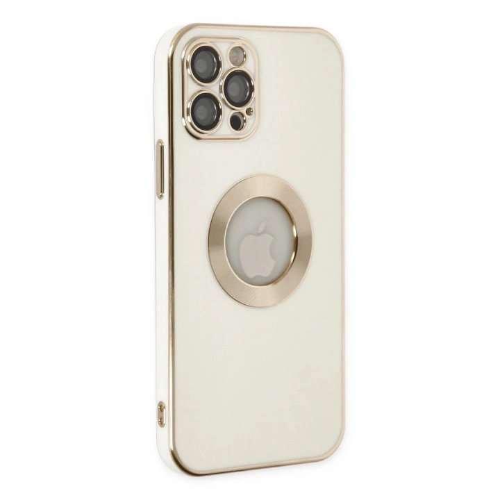 Mey İthalat®  iPhone 12 Pro Max Kılıf Store Silikon - Beyaz
