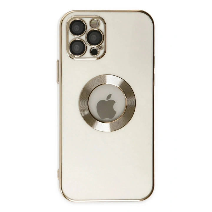 Mey İthalat®  iPhone 12 Pro Max Kılıf Store Silikon - Beyaz