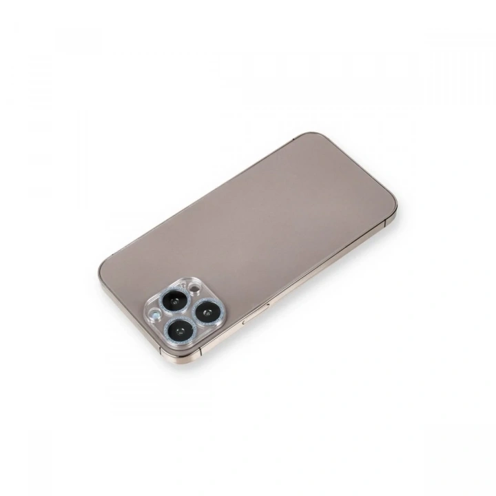 Mey İthalat®  iPhone 12 Pro Max Shine Kamera Lens Koruma Cam - Sierra Blue