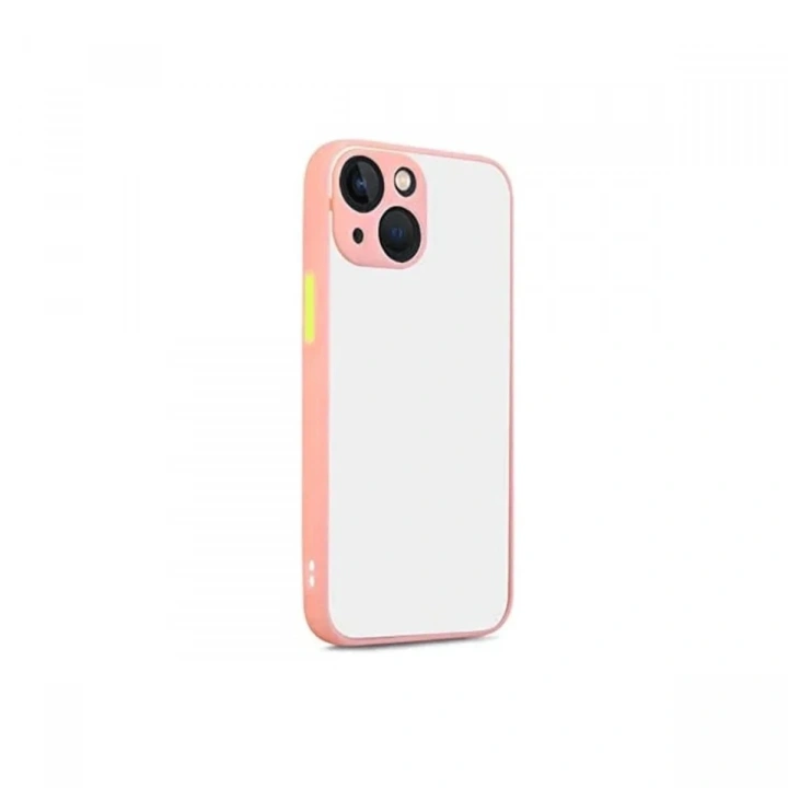 Mey İthalat®  iPhone 13 Kılıf Montreal Silikon Kapak - Pembe