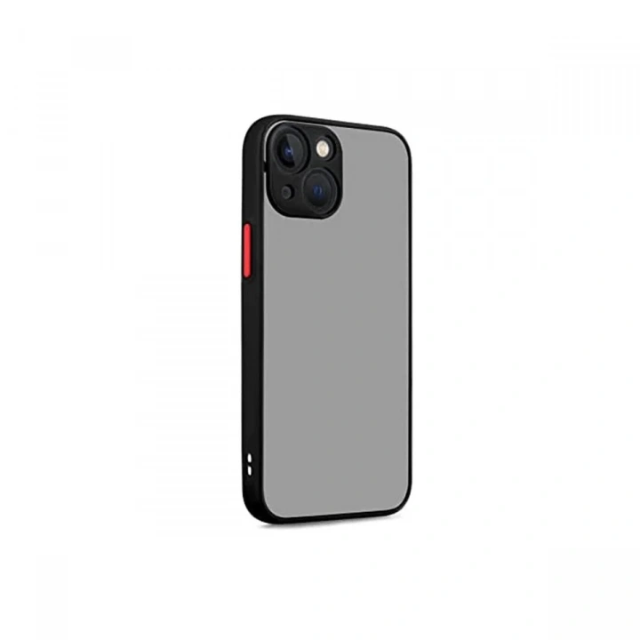 Mey İthalat®  iPhone 13 Kılıf Montreal Silikon Kapak - Siyah
