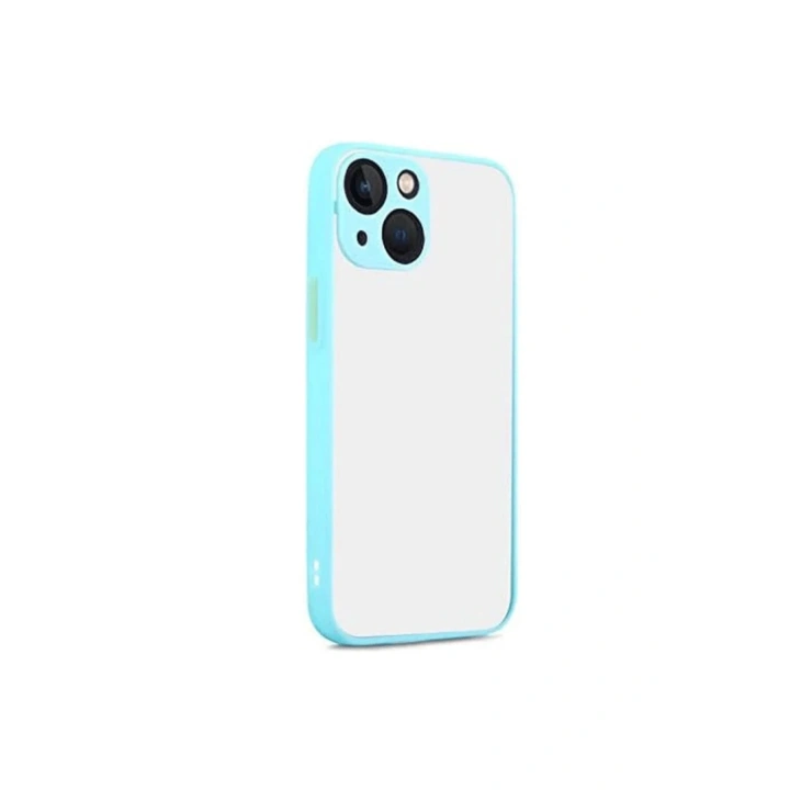 Mey İthalat®  iPhone 13 Kılıf Montreal Silikon Kapak - Turkuaz