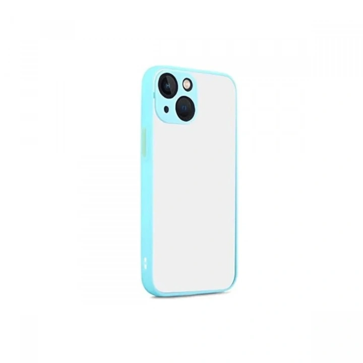 Mey İthalat®  iPhone 13 Kılıf Montreal Silikon Kapak - Turkuaz