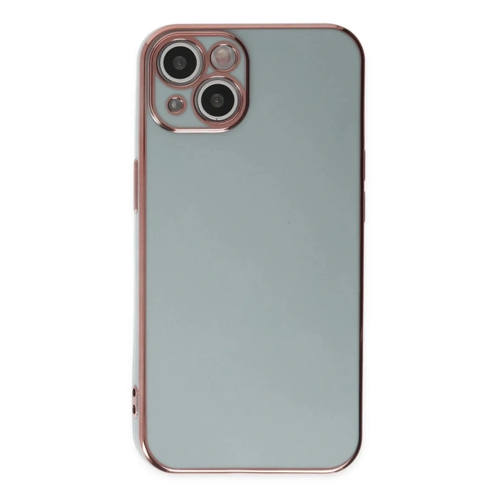 Mey İthalat®  iPhone 13 Kılıf Volet Silikon - Açık Yeşil