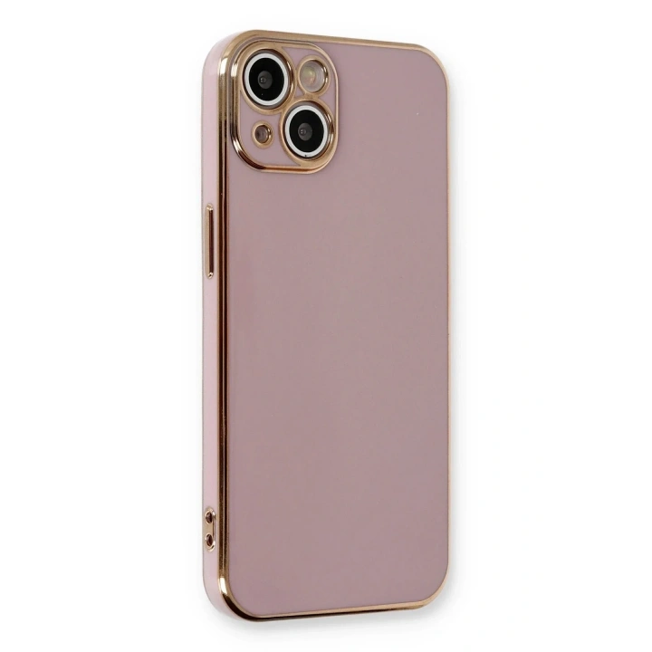 Mey İthalat®  iPhone 13 Kılıf Volet Silikon - Mor