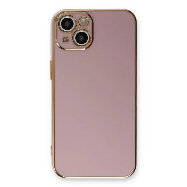 Mey İthalat®  iPhone 13 Kılıf Volet Silikon - Mor