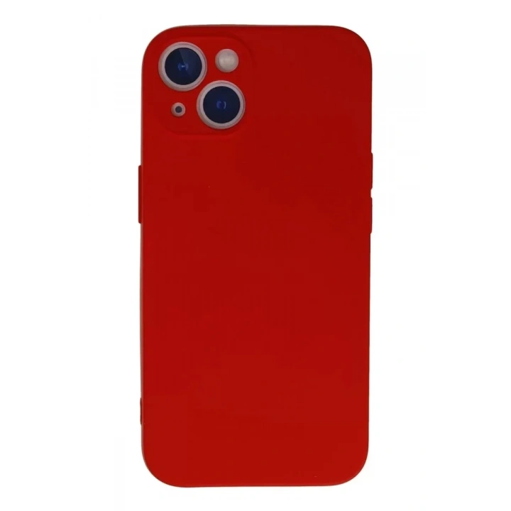 Mey İthalat®  iPhone 13 Mini Kılıf Nano içi Kadife Silikon - Kırmızı