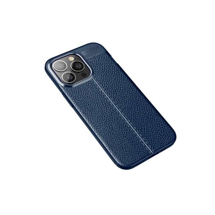 Mey İthalat®  iPhone 13 Pro Kılıf Auto Focus Kapak - Lacivert