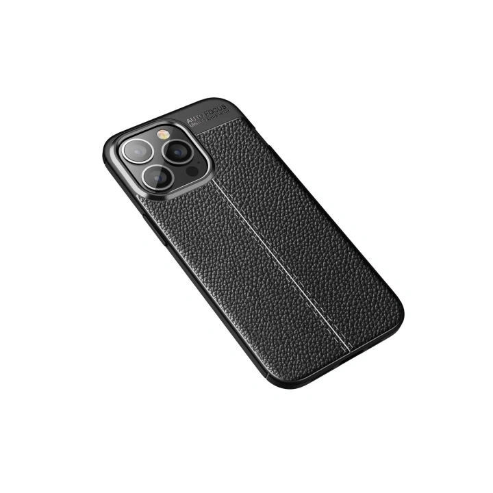Mey İthalat®  iPhone 13 Pro Kılıf Auto Focus Kapak - Siyah
