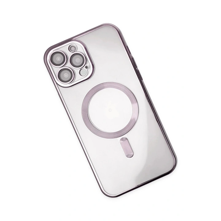 Mey İthalat®  iPhone 13 Pro Kılıf Kross Magneticsafe Kapak - Mor