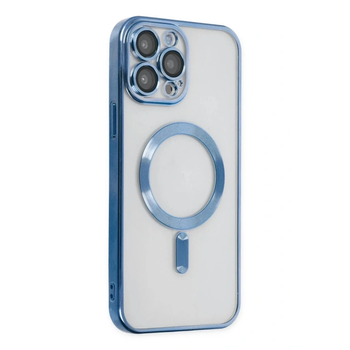 Mey İthalat®  iPhone 13 Pro Kılıf Kross Magneticsafe Kapak - Sierra Blue