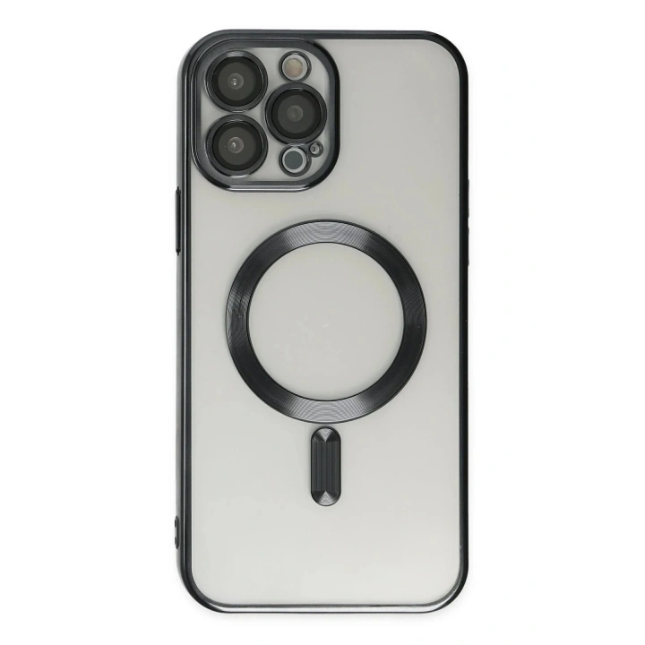 Mey İthalat®  iPhone 13 Pro Kılıf Kross Magneticsafe Kapak - Siyah