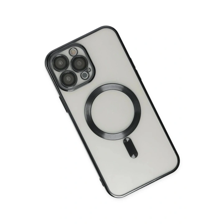 Mey İthalat®  iPhone 13 Pro Kılıf Kross Magneticsafe Kapak - Siyah