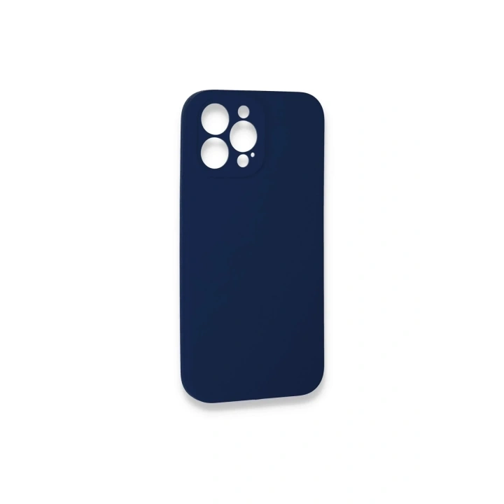 Mey İthalat®  iPhone 13 Pro Kılıf Lansman Legant Silikon - Lacivert