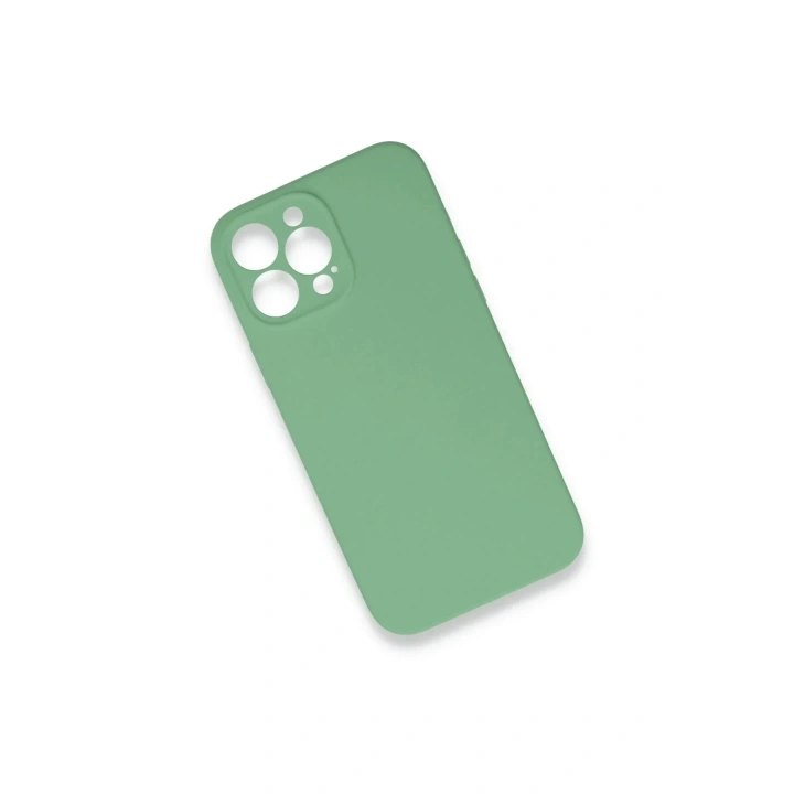 Mey İthalat®  iPhone 13 Pro Kılıf Lansman Legant Silikon - Yeşil