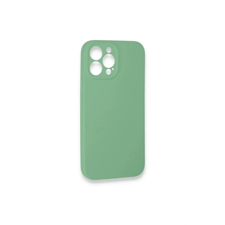Mey İthalat®  iPhone 13 Pro Kılıf Lansman Legant Silikon - Yeşil