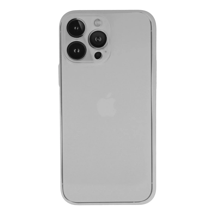 Mey İthalat®  iPhone 13 Pro Kılıf PP Ultra İnce Kapak - Beyaz