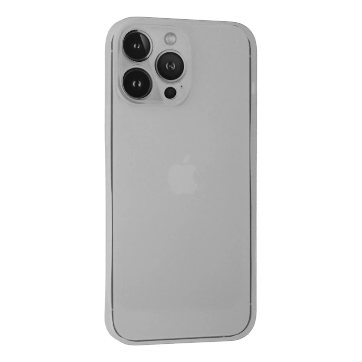 Mey İthalat®  iPhone 13 Pro Kılıf PP Ultra İnce Kapak - Beyaz