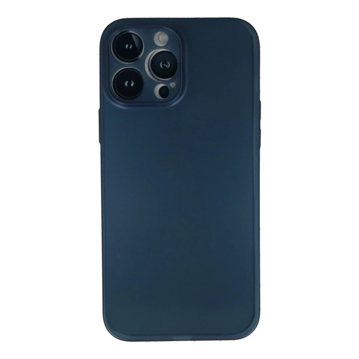 Mey İthalat®  iPhone 13 Pro Kılıf PP Ultra İnce Kapak - Mavi