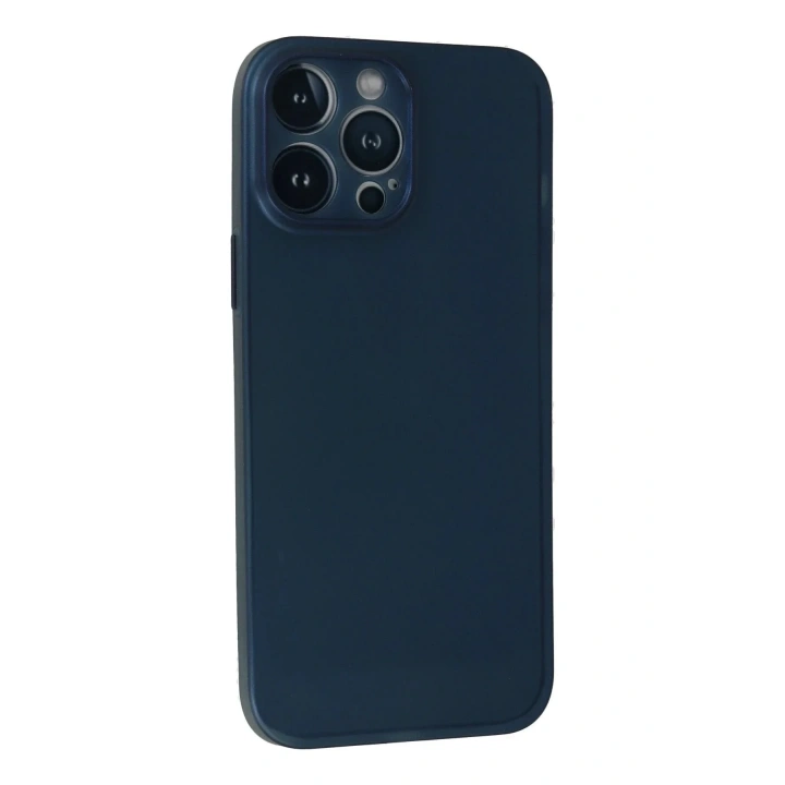 Mey İthalat®  iPhone 13 Pro Kılıf PP Ultra İnce Kapak - Mavi