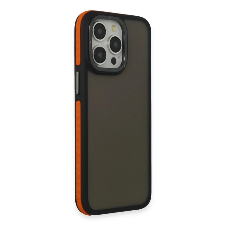 Mey İthalat®  iPhone 13 Pro Max Harvel Kapak - Turuncu